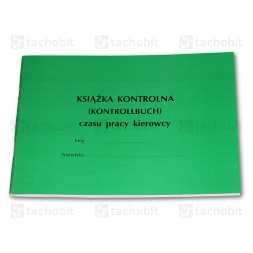Kontrollbuch książka kontrolna Niemcy