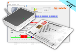 Czytnik karty kierowcy z programem TachoBit